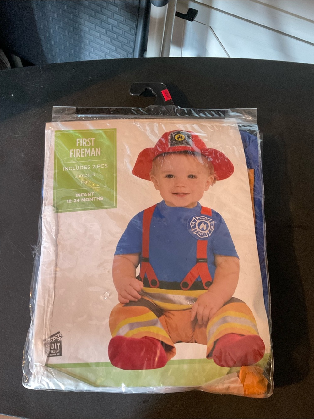 First Fireman Costume - Blue & Red Infant Firefighter Outfit